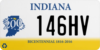 IN license plate 146HV