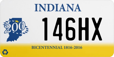 IN license plate 146HX