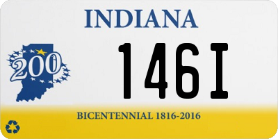 IN license plate 146I