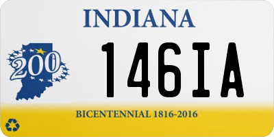 IN license plate 146IA
