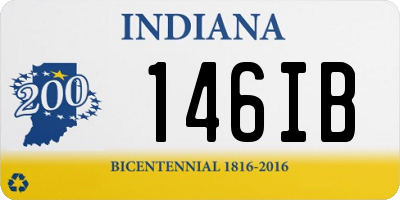 IN license plate 146IB