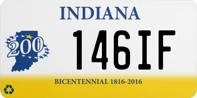 IN license plate 146IF