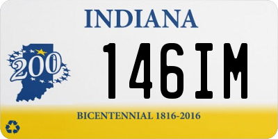 IN license plate 146IM