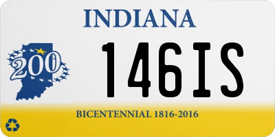 IN license plate 146IS