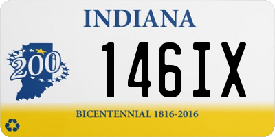 IN license plate 146IX