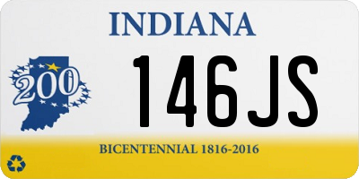 IN license plate 146JS