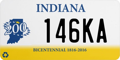 IN license plate 146KA
