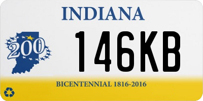 IN license plate 146KB