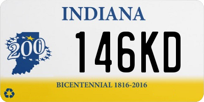 IN license plate 146KD