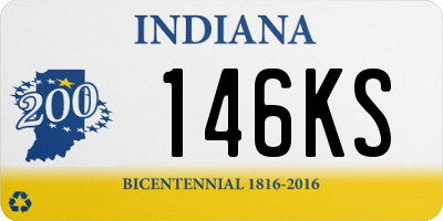 IN license plate 146KS