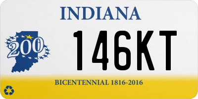 IN license plate 146KT