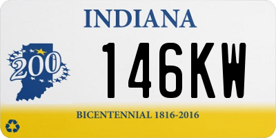 IN license plate 146KW