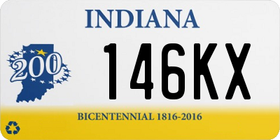 IN license plate 146KX