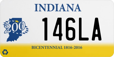 IN license plate 146LA