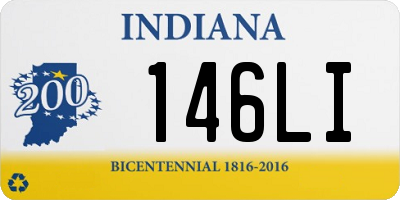 IN license plate 146LI