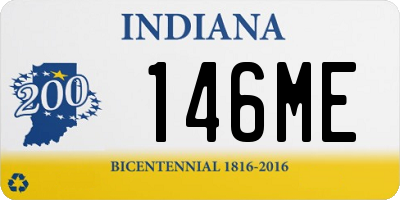 IN license plate 146ME