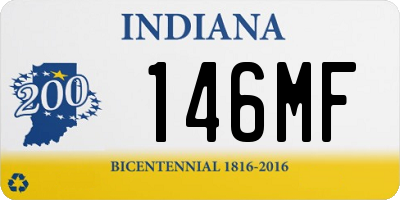 IN license plate 146MF