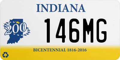 IN license plate 146MG