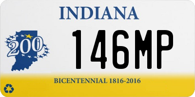 IN license plate 146MP