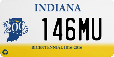 IN license plate 146MU