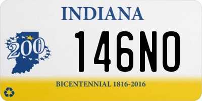 IN license plate 146NO