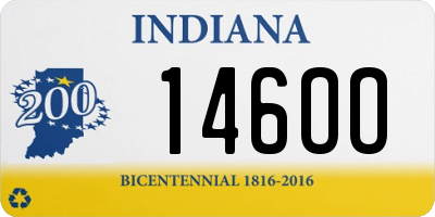 IN license plate 146OO