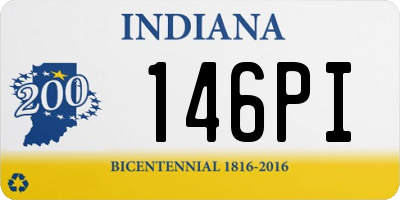 IN license plate 146PI
