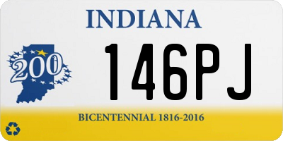 IN license plate 146PJ