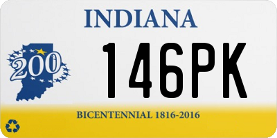 IN license plate 146PK