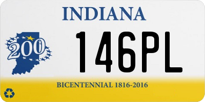 IN license plate 146PL