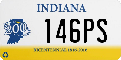 IN license plate 146PS