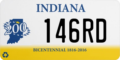 IN license plate 146RD