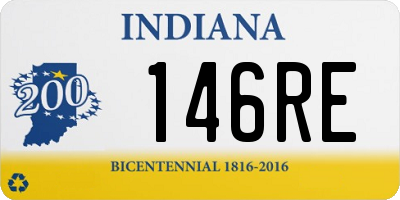 IN license plate 146RE