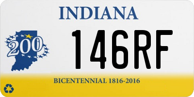 IN license plate 146RF