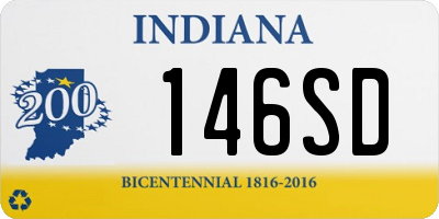 IN license plate 146SD