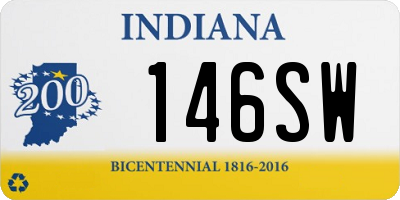 IN license plate 146SW