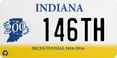 IN license plate 146TH