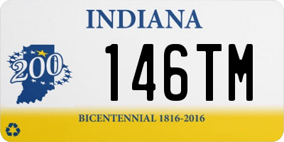 IN license plate 146TM