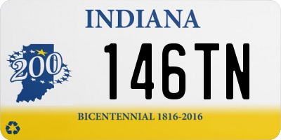 IN license plate 146TN