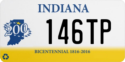 IN license plate 146TP