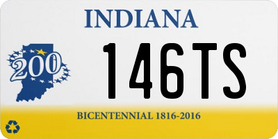 IN license plate 146TS