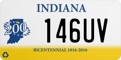 IN license plate 146UV