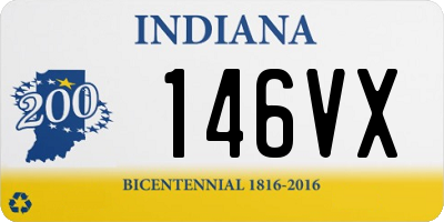 IN license plate 146VX