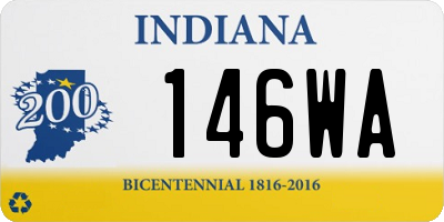 IN license plate 146WA