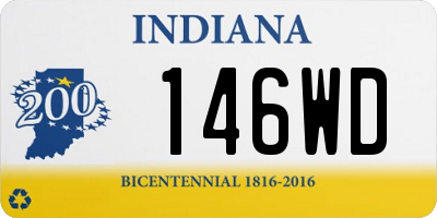 IN license plate 146WD