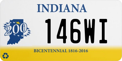 IN license plate 146WI