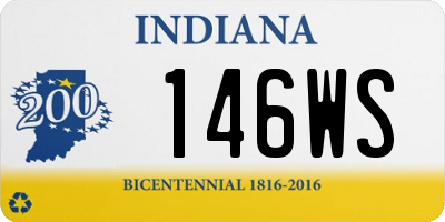 IN license plate 146WS