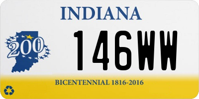 IN license plate 146WW