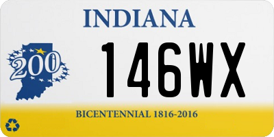 IN license plate 146WX