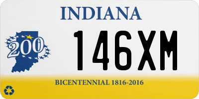 IN license plate 146XM